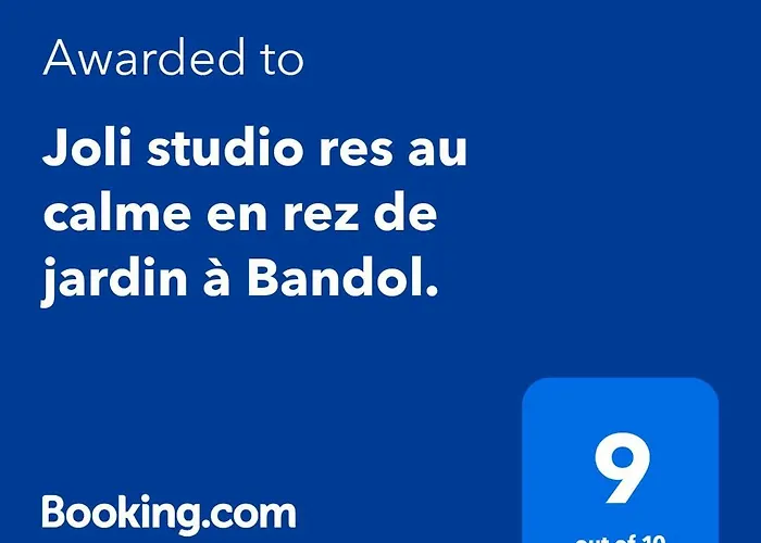 Joli Studio Res Au Calme En Rez De Jardin A Bandol.